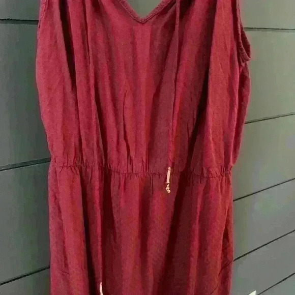 Free people bohemian tie waist dress size medium - Picture 2 of 5